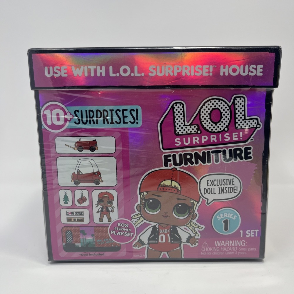 In Hand LOL Surprise MC SWAG COZY COUPE Doll House Furniture Set Spaces Car NEW